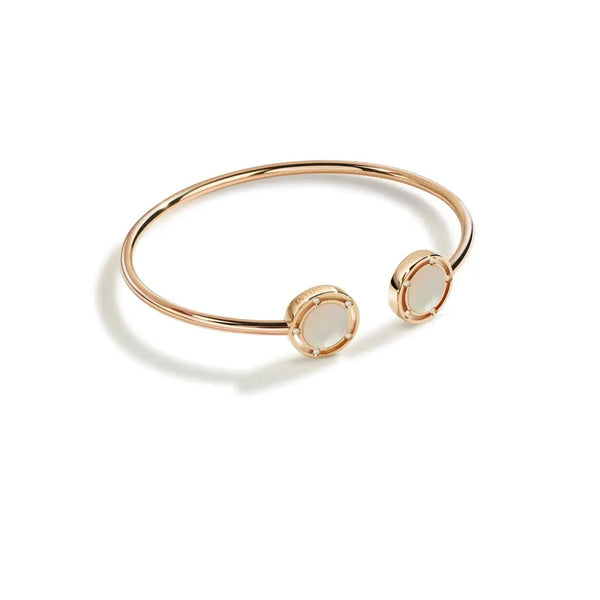 D.Side Pink Gold, Mother of Pearl and Diamonds Bracelet